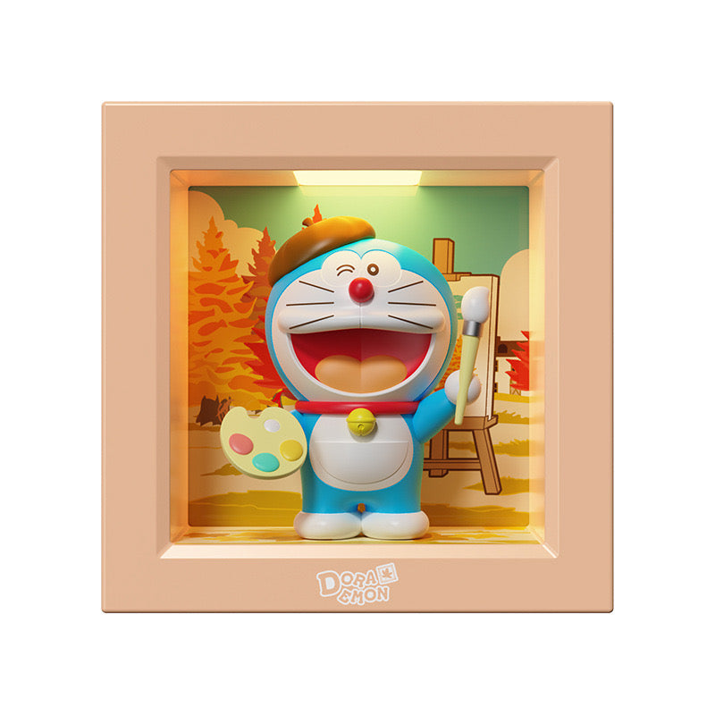 << 1-4 DAYS DELIVERY >> Doraemon Framed Figurine Night Lamp