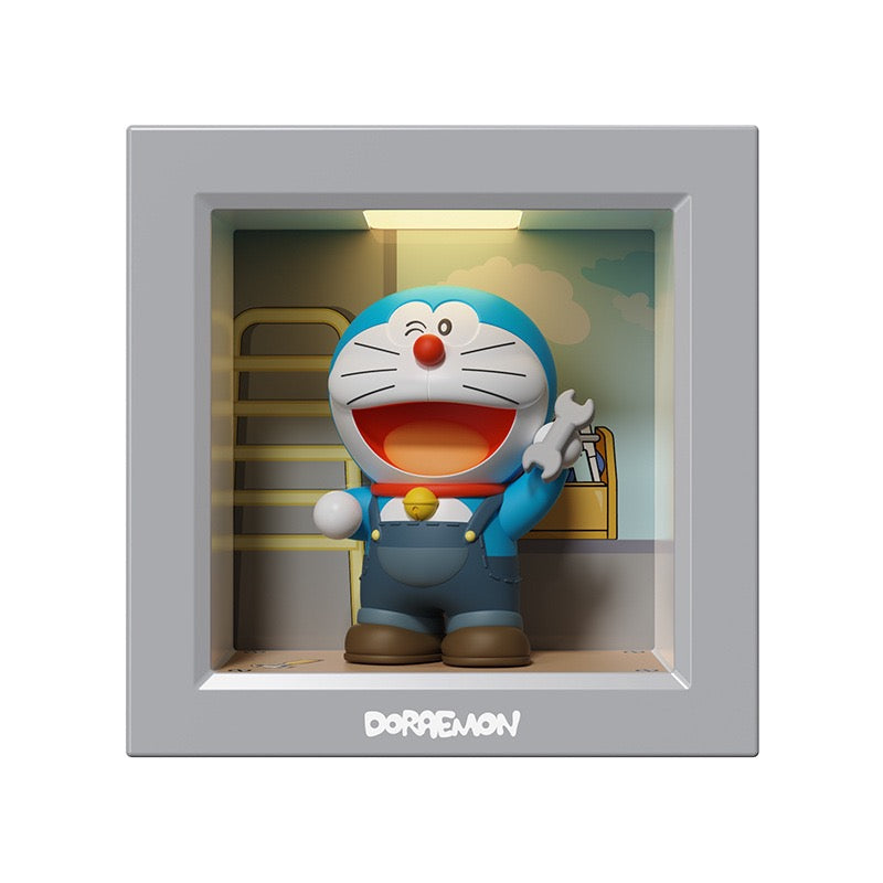 << 1-4 DAYS DELIVERY >> Doraemon Framed Figurine Night Lamp