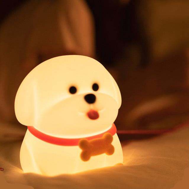 << READY STOCK >> Cute Puppy LED Night Lamp