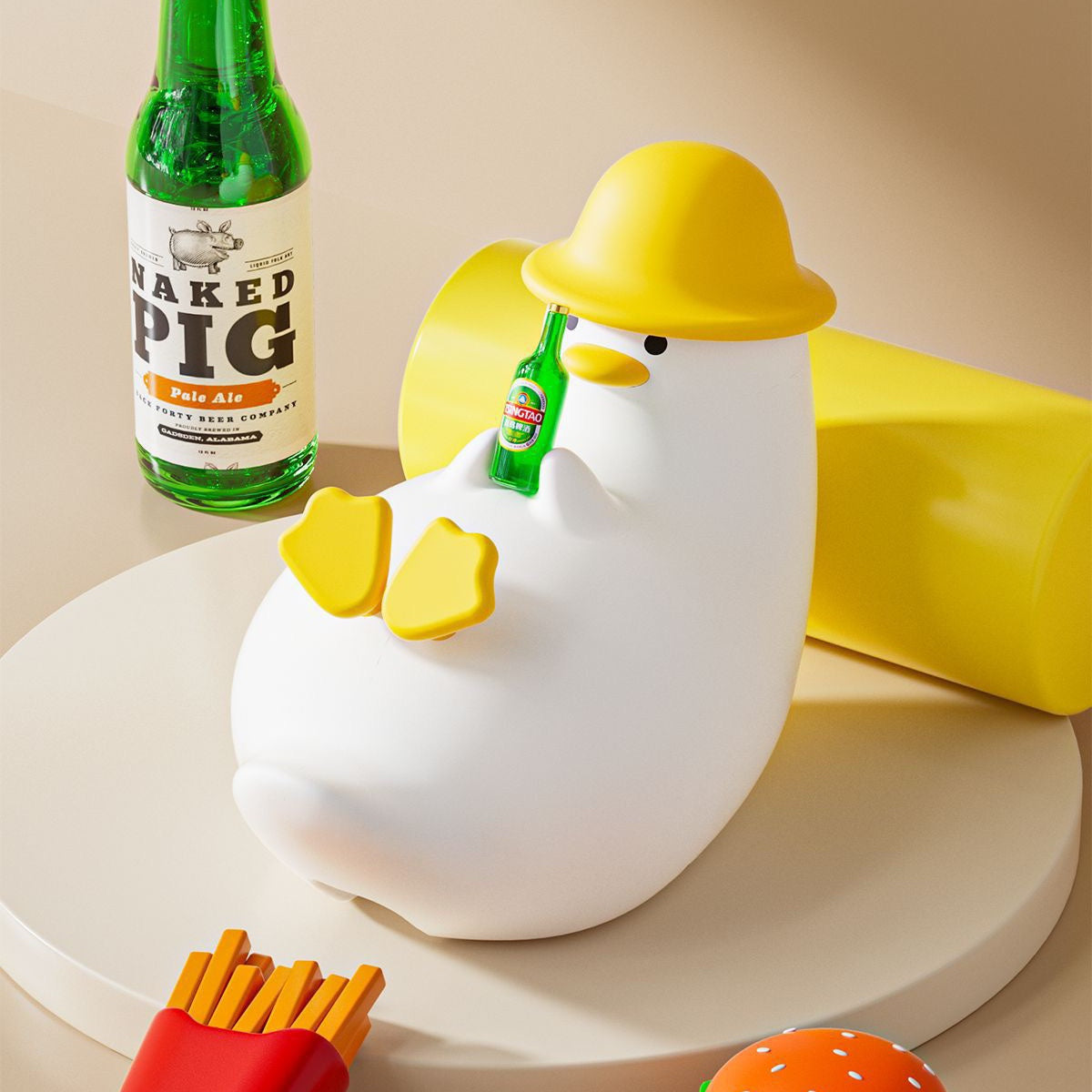 << READY STOCK >> Drunk Duck Silicone LED Night Lamp