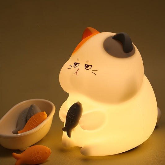 << 1 - 4 DAYS DELIVERY >> Foodie Cat LED Night Lamp