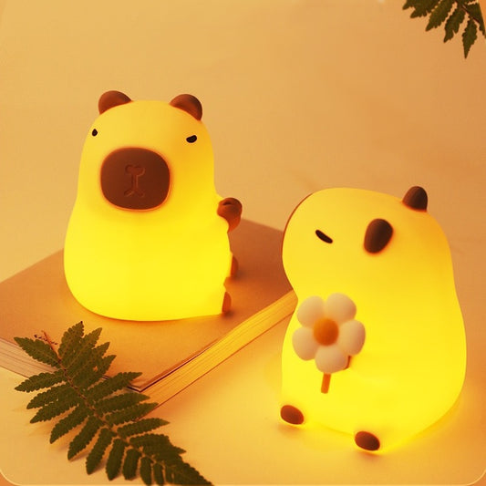 Flower Capybara LED Night Lamp (5-9 Working Days Delivery)