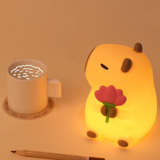 Flower Capybara LED Night Lamp (5 - 9 Working Days Delivery)