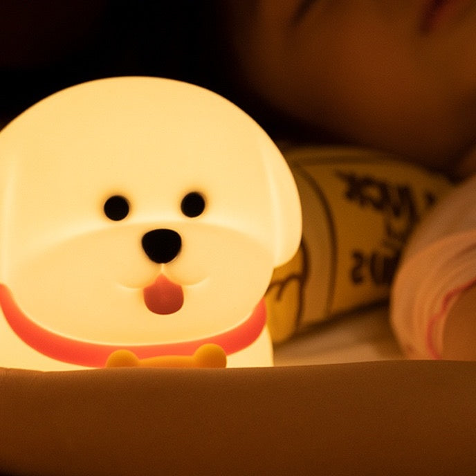 << READY STOCK >> Cute Puppy LED Night Lamp