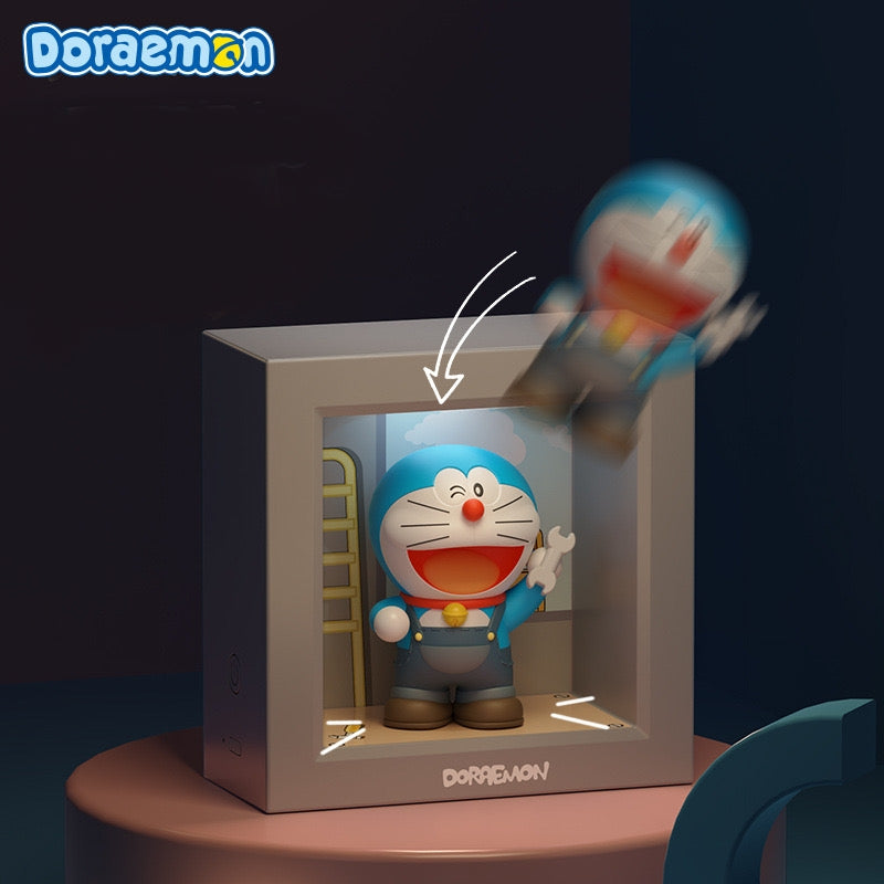 << 1-4 DAYS DELIVERY >> Doraemon Framed Figurine Night Lamp