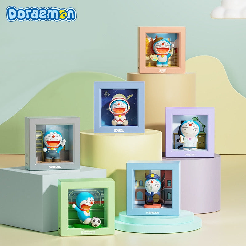 << 1-4 DAYS DELIVERY >> Doraemon Framed Figurine Night Lamp