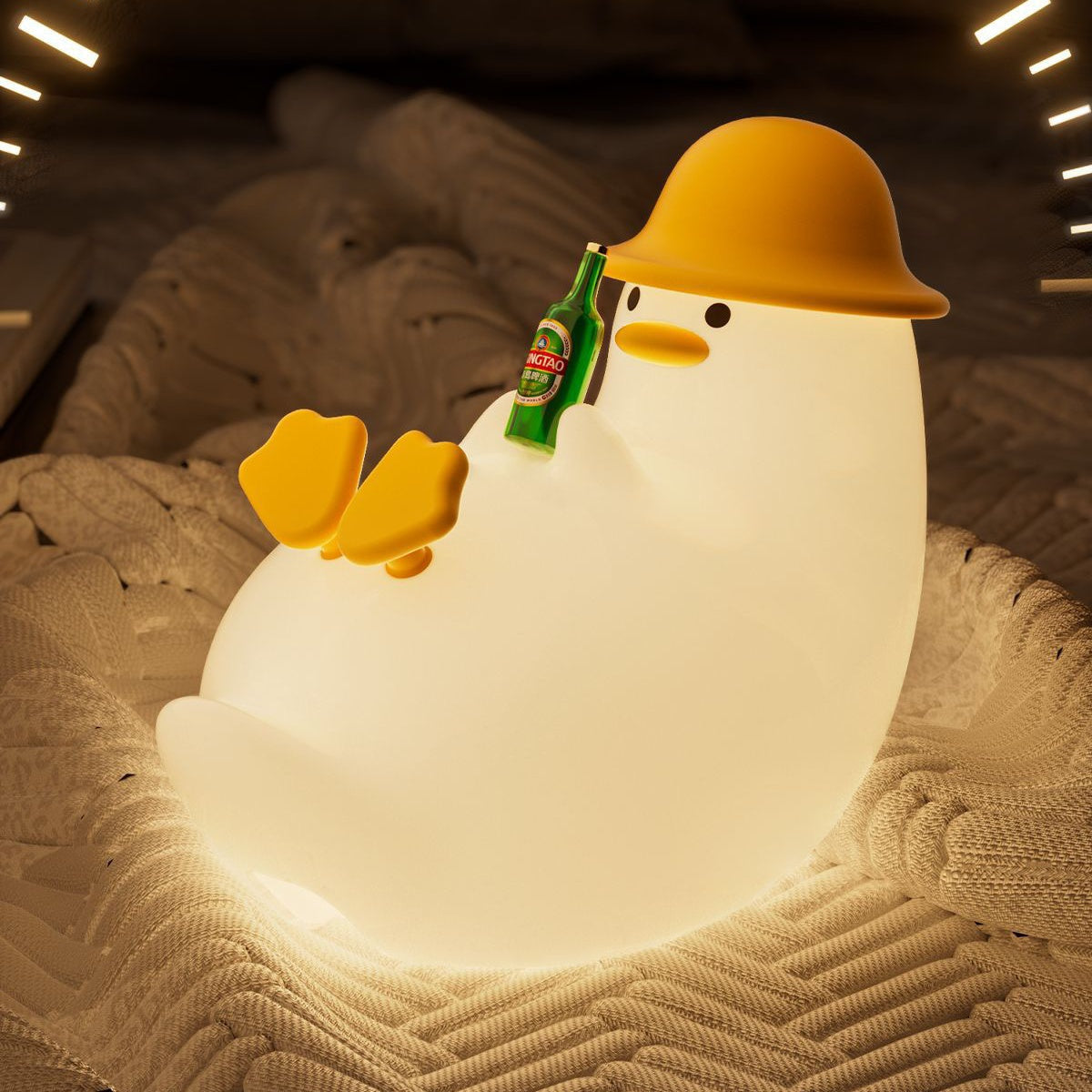 << READY STOCK >> Drunk Duck Silicone LED Night Lamp