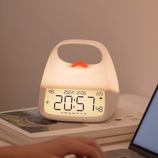 Hand Carry LED Night Lamp + Alarm Clock (5 - 9 Working Days Delivery)